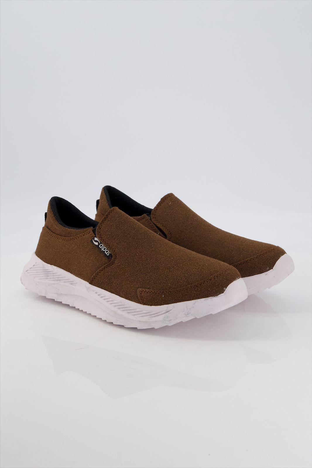 F-AIBA MEN KICKS SNEAKERS~BROWN (FAMSKS-1005)