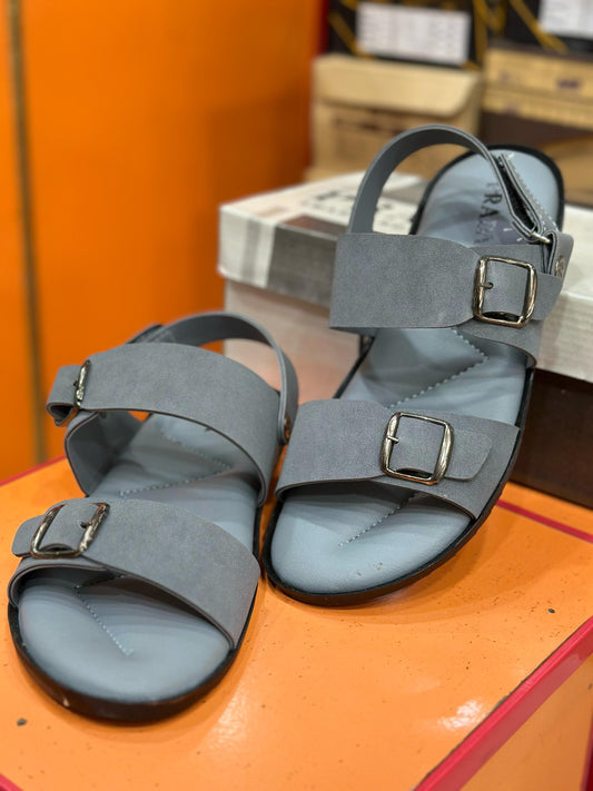 SILVER GRAY MEDICATED SOLE CASUAL SANDAL (SGSSAN-062)