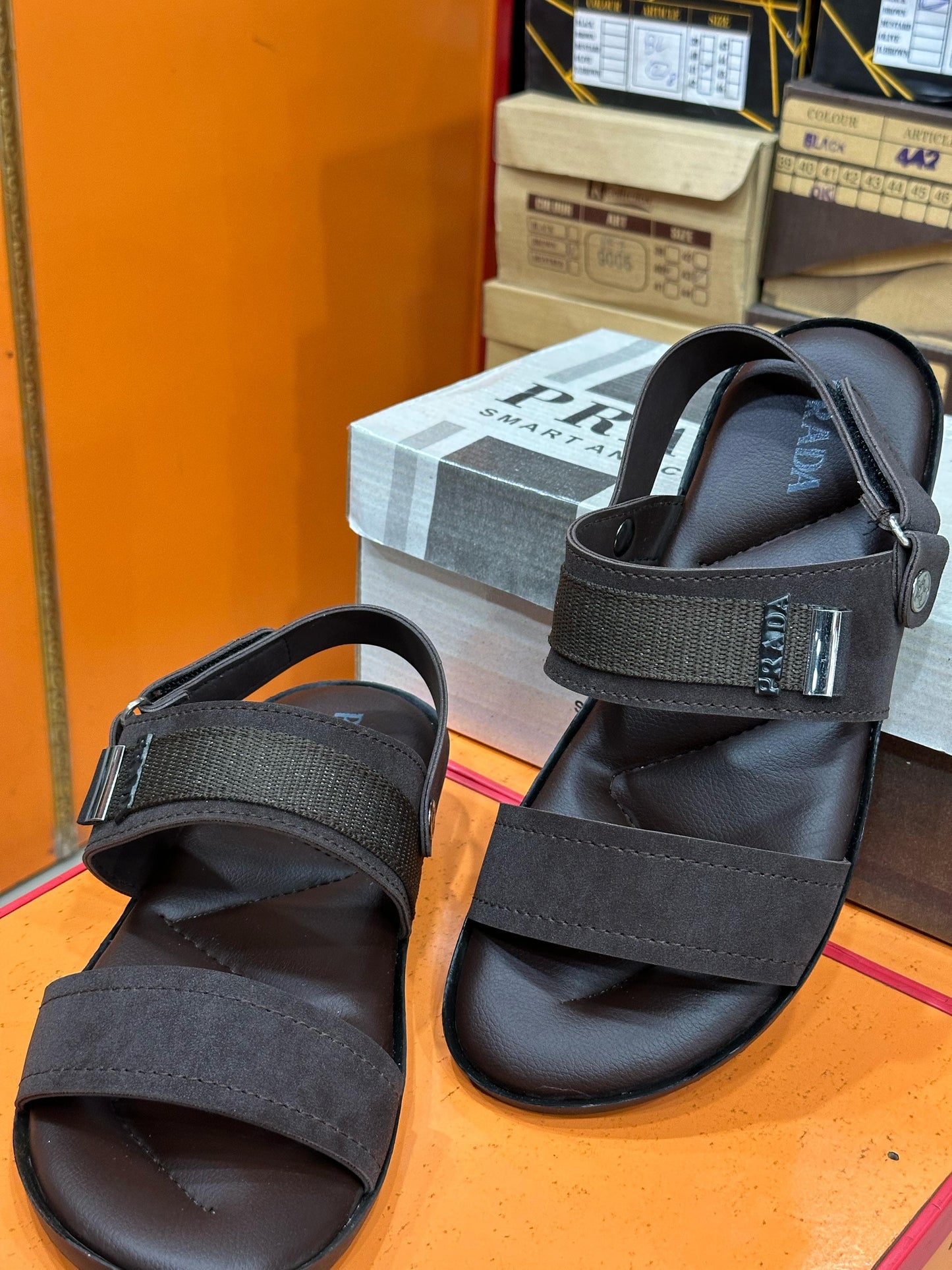 BLACK CASUAL SANDAL FOR MEN~ MEDICATED SOLE (BCSSAN-064)