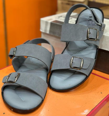 SILVER GRAY MEDICATED SOLE CASUAL SANDAL (SGSSAN-062)