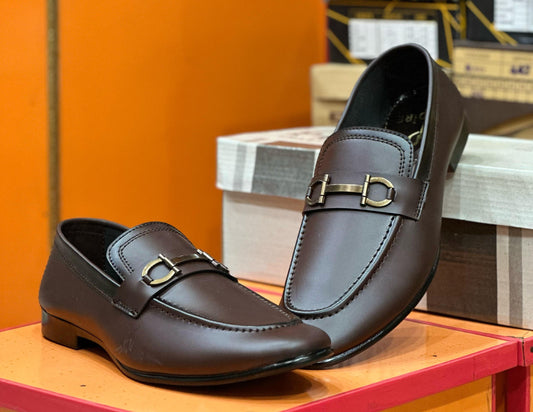 BROWN PREMIUM MEN FORMAL SHOES (BPFSAN-068)